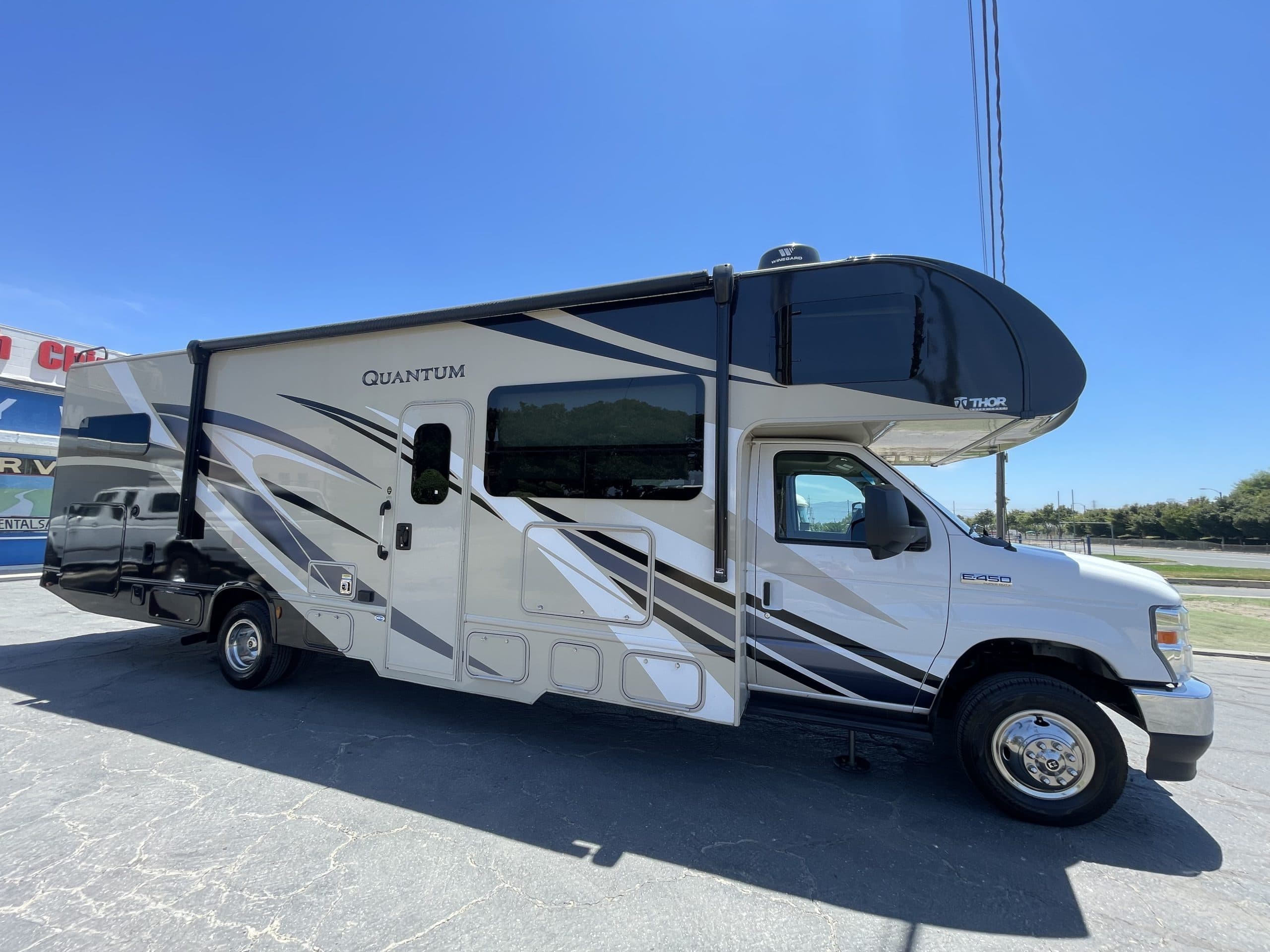 RV rental interior view